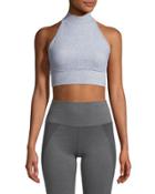 Mock-neck Bralette