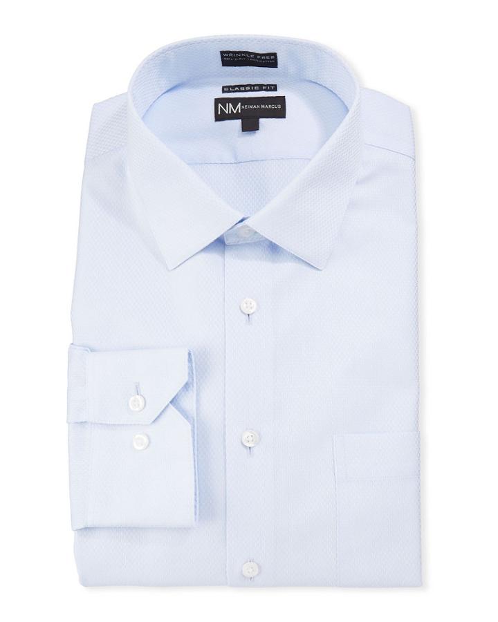 Men's Classic-fit Solid Texture Dress