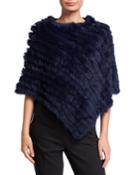 Rabbit Fur Poncho