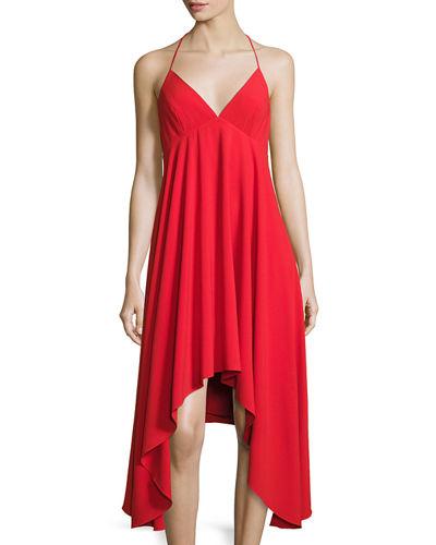 Halston Crepe Dress