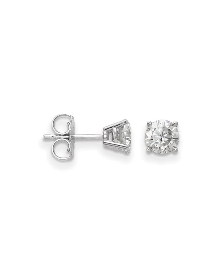 14k Diamond Stud Earrings,