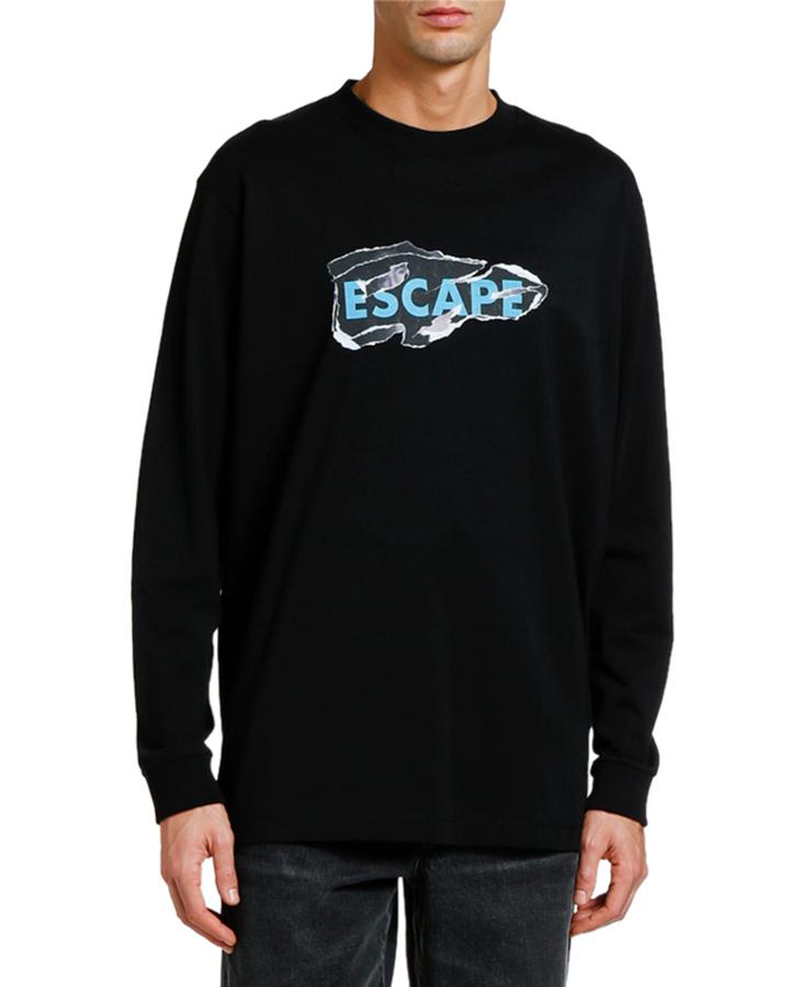Men's Escape Over Graphic Long-sleeve T-shirt