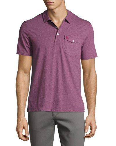 Smack Cotton-blend Polo, Pink