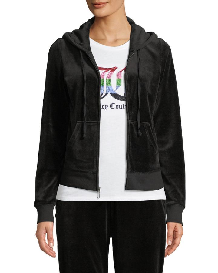 Robertson Crystal Crown Velour Hoodie