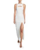 Taleesa Slit Keyhole Gown