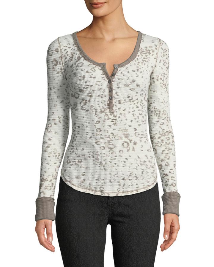 Davis Speckled Thermal Tee