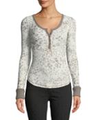 Davis Speckled Thermal Tee
