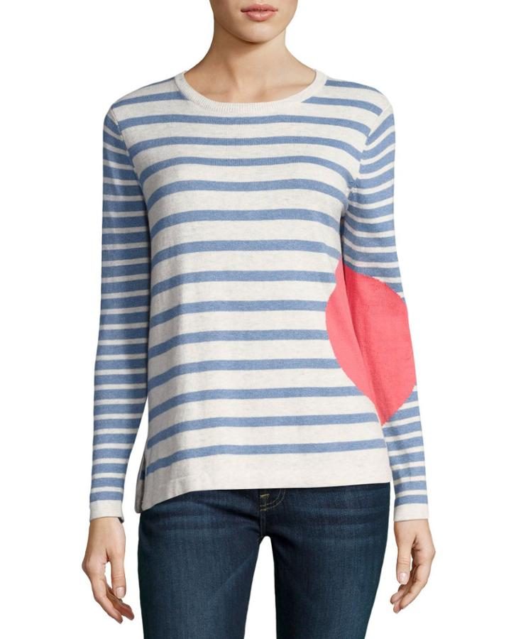 Petite Striped Dot Long-sleeve