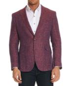 Jeremy Multicolor Tweed Two-button Jacket