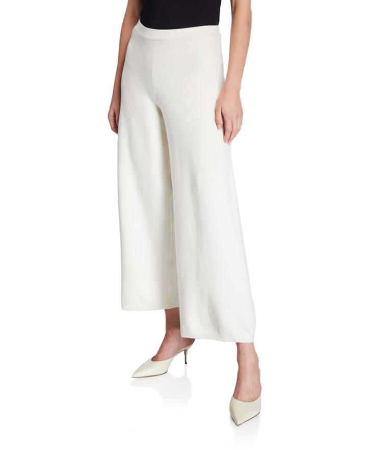 Petite Wide-leg Ankle Pants