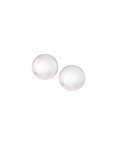 11mm Simulated Pearl Stud Earrings, White