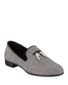 Men's Kevin Graphic Shark Tooth Tassel