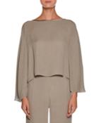 Crinkled Cady Cape