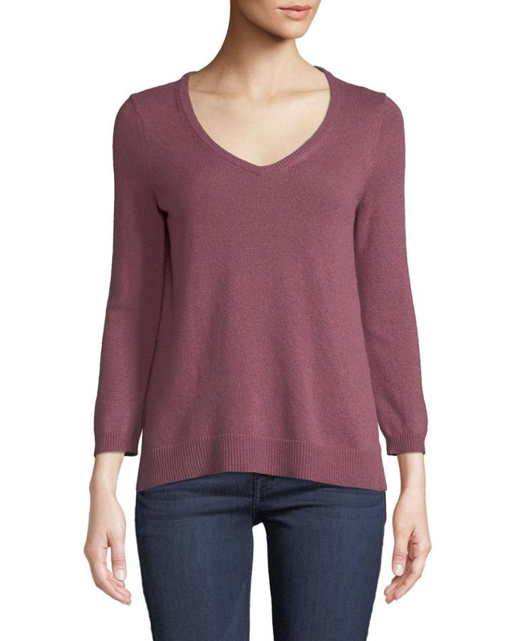 Basic Cashmere V-neck
