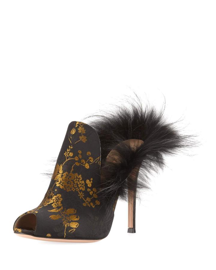 Benton Jacquard Fur-trim 105mm