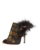 Benton Jacquard Fur-trim 105mm