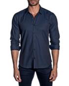 Men's Modern-fit Micro-weave Long-sleeve
