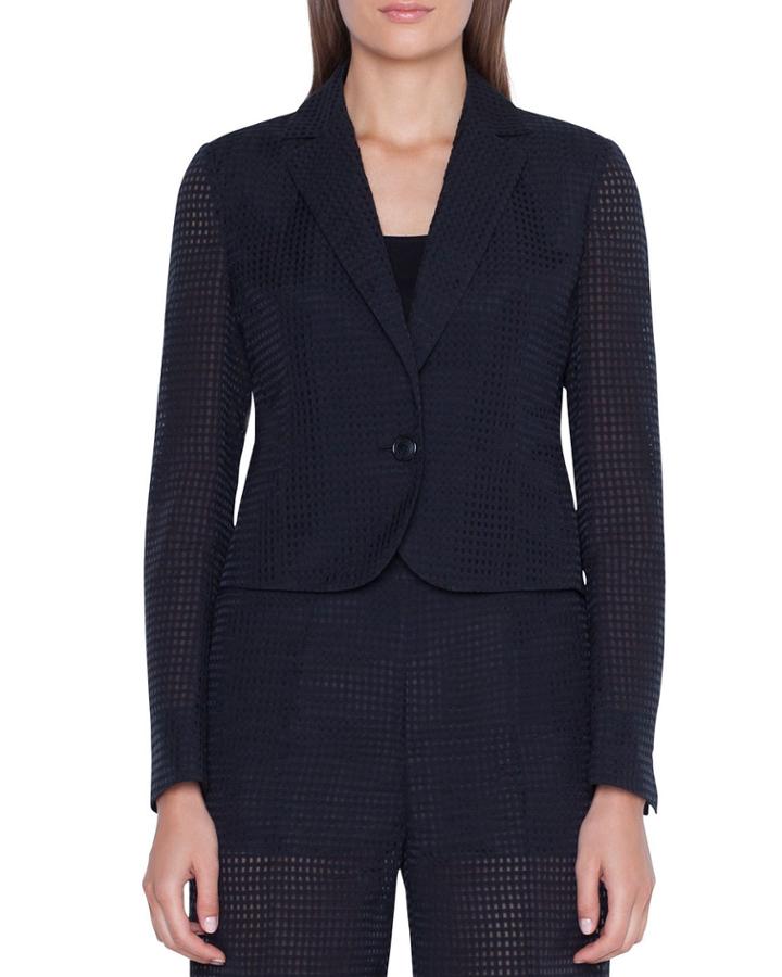 Ambrosia Square Ajoure Blazer