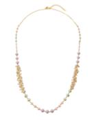 Lavender Single-strand Necklace W/ Dangles