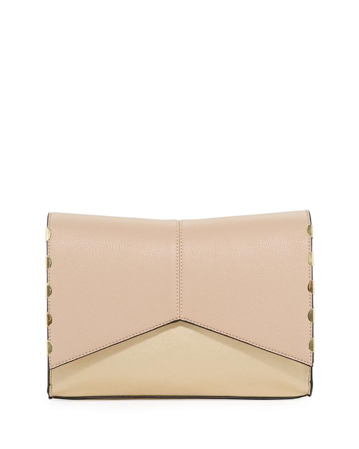 Masie Two-tone Clutch Bag