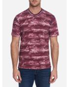 Men's Rhodes Camo-pattern V-neck T-shirt