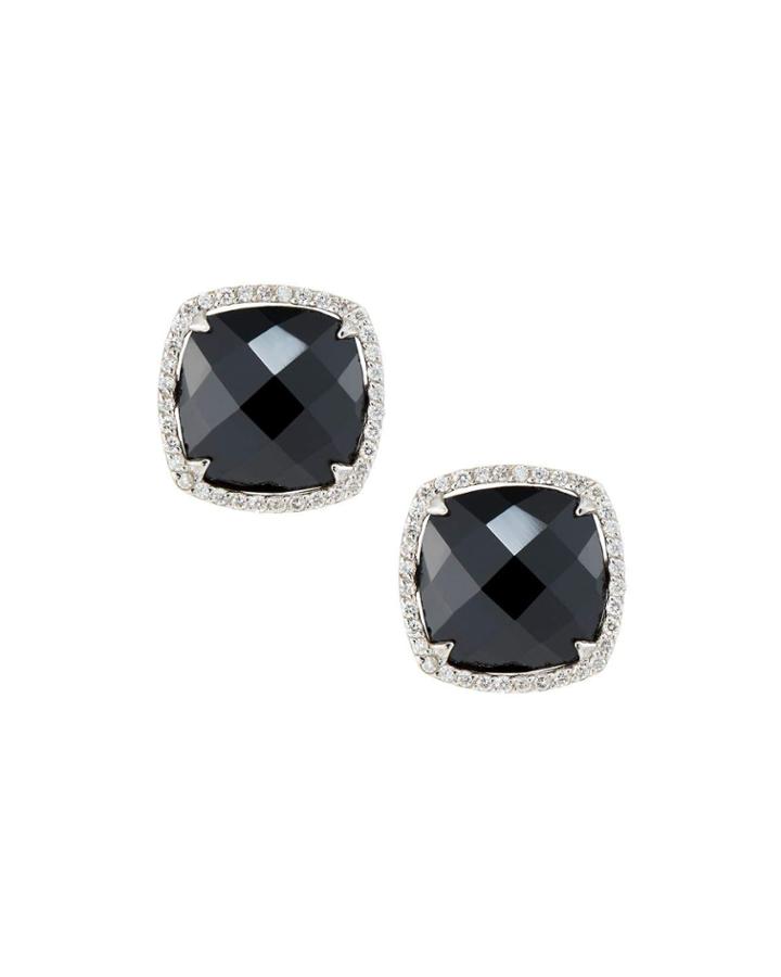 18k White Gold Elements Hue Spinel/diamond Earrings