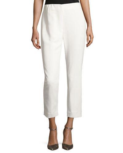 Stretch Slim-leg Ankle Pants