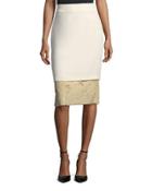 Layered High-waist Pencil