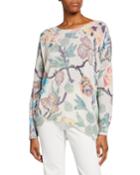 Oversized Metallic Floral