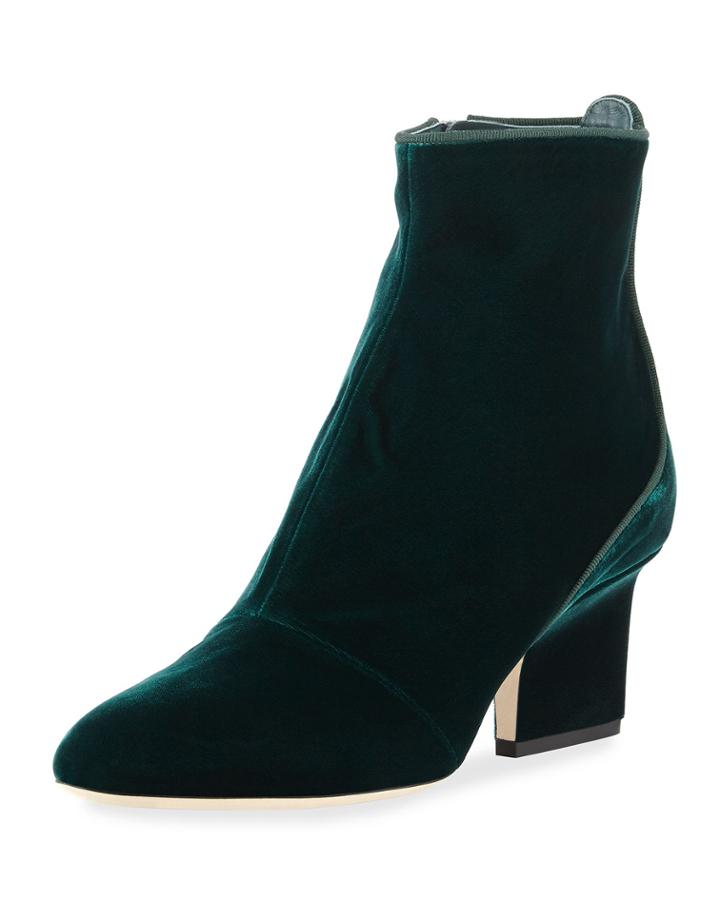 Autumn Velvet Bootie