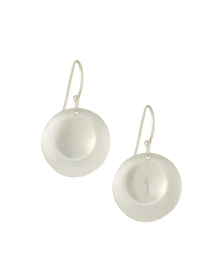 Lucia Small Disc Drop Earrings