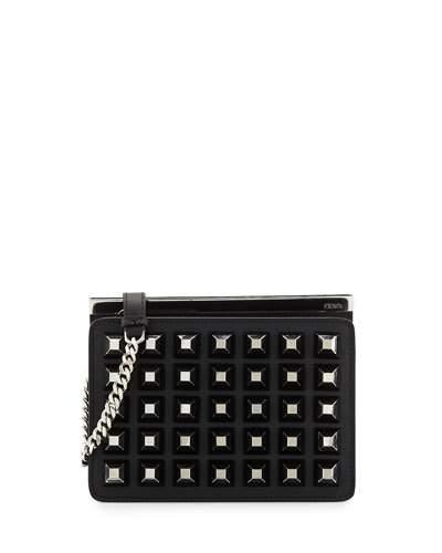 Demi Jour Studded Crossbody Bag, Black (nero)