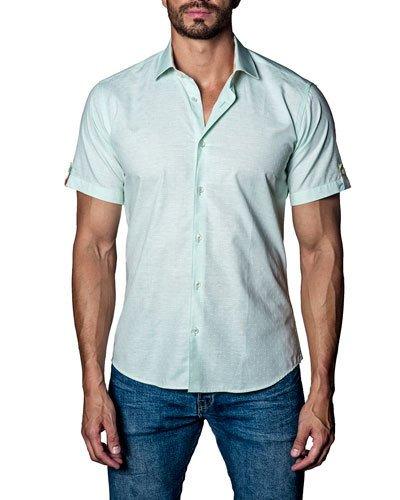 Pin-dot Short Sleeve Sport