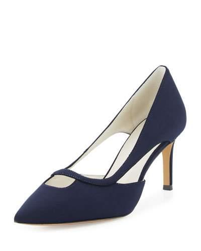 Alexa Cutout Pointed-toe Pump