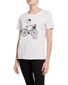 Choupette On Bike Graphic Tee