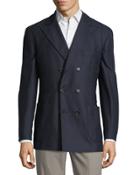 Deconstructed Double-breasted Cashmere Jacket