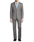 Modern-fit Solid Wool Two-piece Suit,