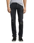 Men's Sartor Skinny Jeans W/ Camo Backing