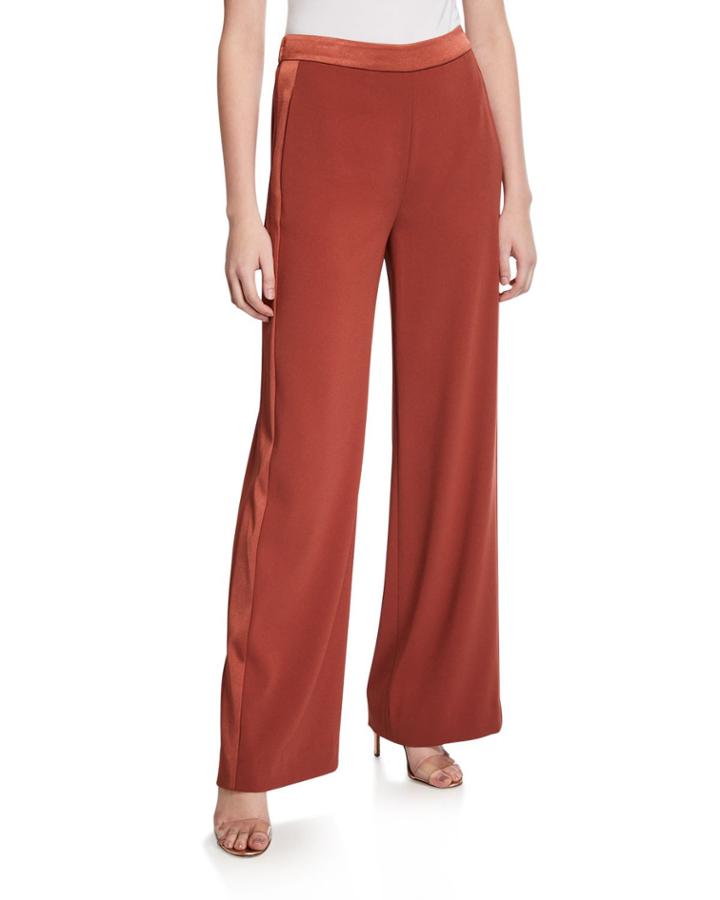 Ciara Satin Crepe Pants