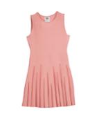 Pointelle Godet Flare Dress,