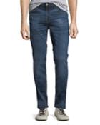 Men's Sartor Distressed Slouchy-skinny Jeans, Blue