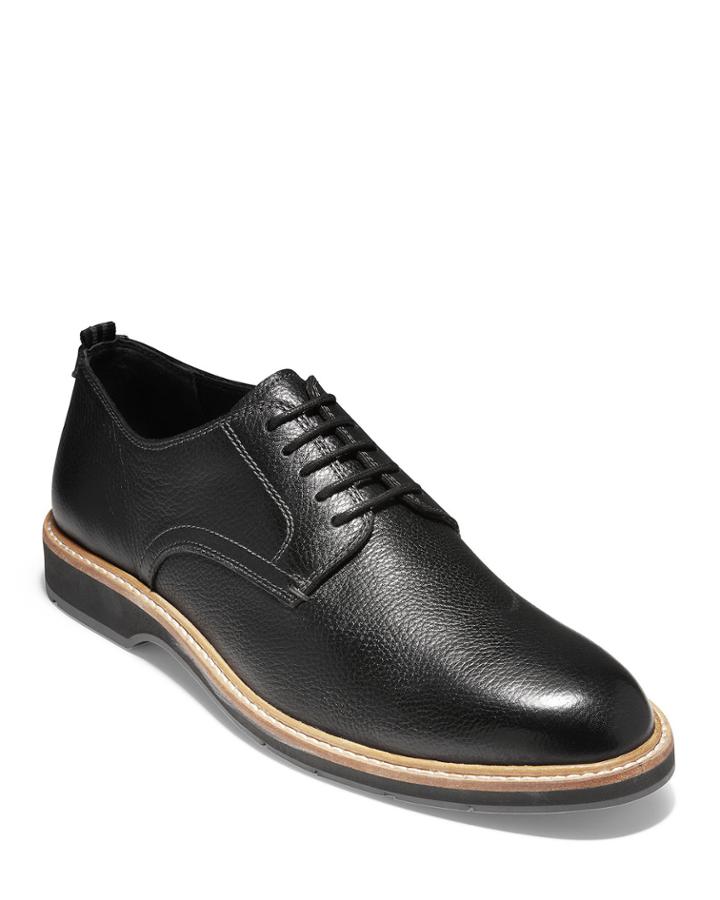Men's Morris Pebbled Leather Oxfords