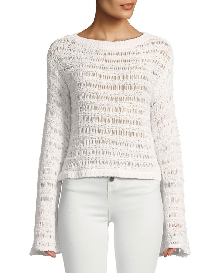 Ladder-stitch Pullover