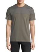 Men's Mixed-media Crewneck Tee