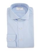 Men's Dashed Cotton Dress Shirt,