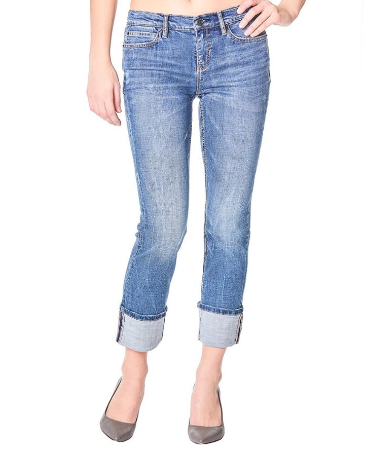 Mid-rise Rolled-cuff