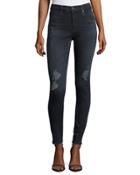 The Farrah High-rise Skinny Jeans, Black