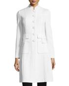 Santana Military-pocket Jacket, Bright White