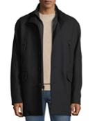 Men's Wool-twill Nylon-bibbed Jacket
