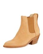 Dixon Nubuck Heeled Ankle Boot